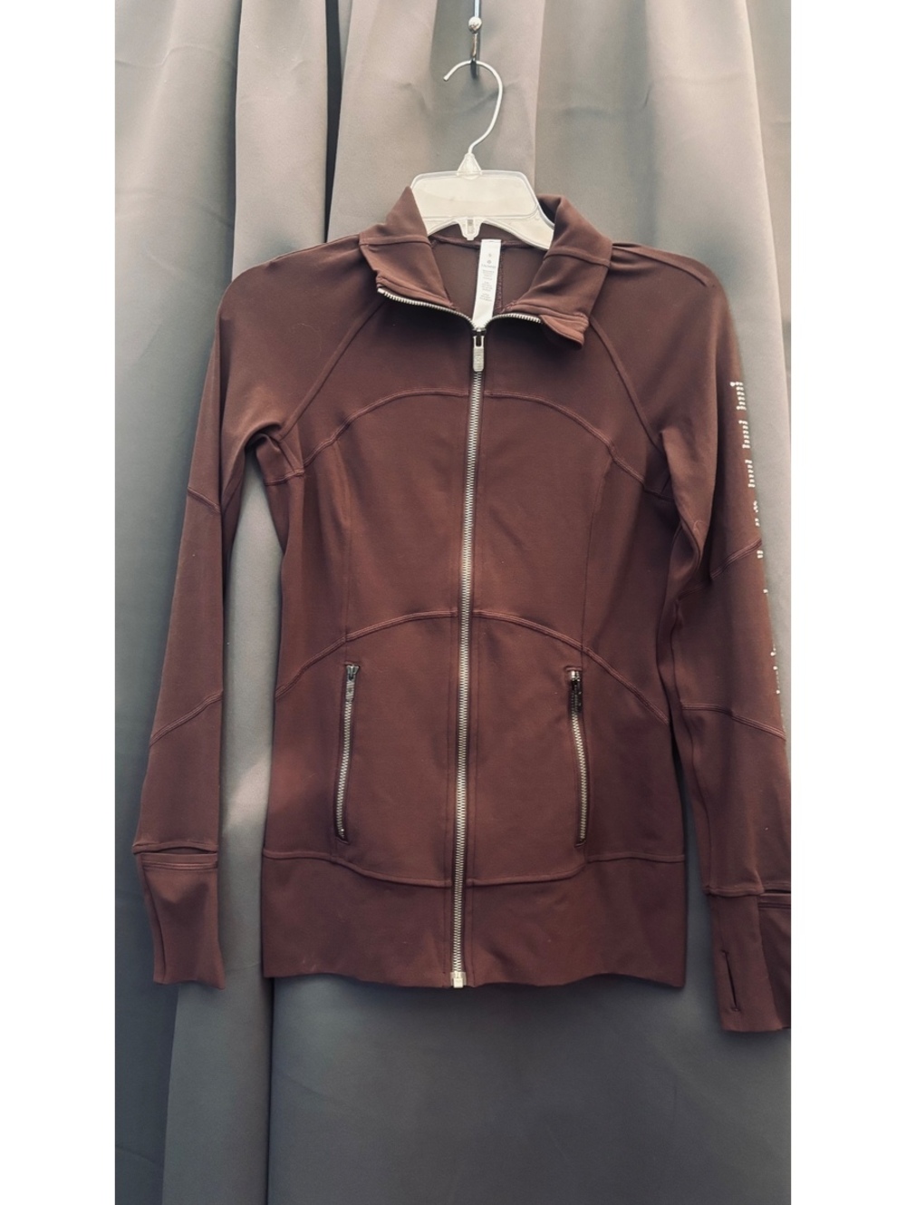 Lululemon Define Jacket Sz 6 Plum Brestyans Gymnastics Rhinestone Vintage
